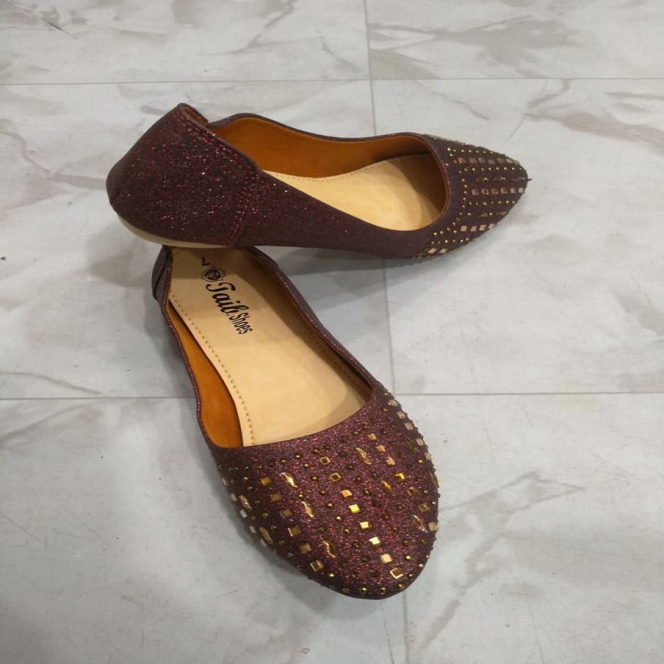 Artificial Leather Made Winter Special Fashionable Maroon Color Flat Loafer Shoes For Women